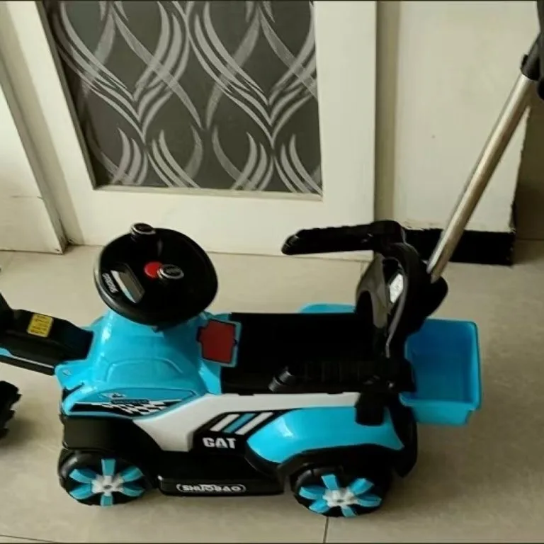 Mainan Jengkaut Elektrik Sit & Ride untuk Kanak-Kanak 1-5 Tahun dengan Lengan Gali