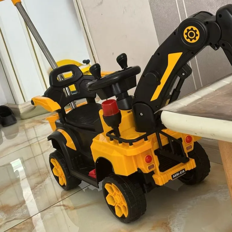 Kereta Mainan Excavator Elektrik Kanak-kanak Boleh Naik Dikawal Jarak Jauh Saiz Besar Untuk Budak Lelaki