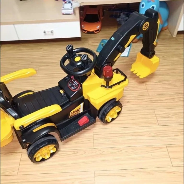 Kereta Mainan Excavator Elektrik Kanak-kanak Boleh Naik Dikawal Jarak Jauh Saiz Besar Untuk Budak Lelaki