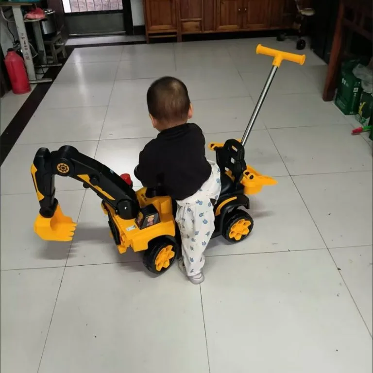 Kereta Mainan Excavator Elektrik Kanak-kanak Boleh Naik Dikawal Jarak Jauh Saiz Besar Untuk Budak Lelaki