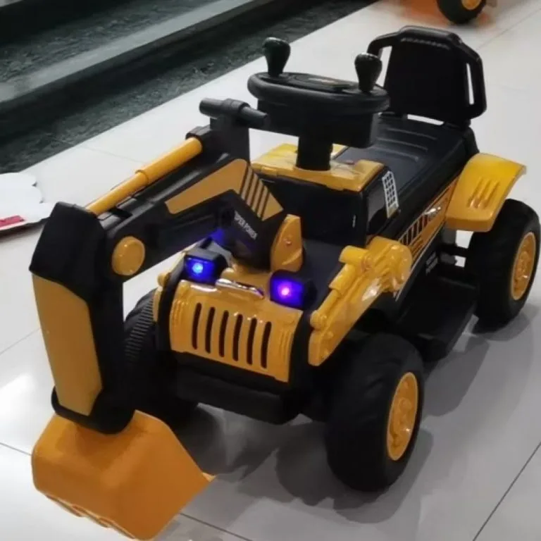 Kereta Mainan Excavator Elektrik Kanak-kanak Boleh Naik Saiz Super Besar Untuk Budak Lelaki Kenderaan Kejuruteraan