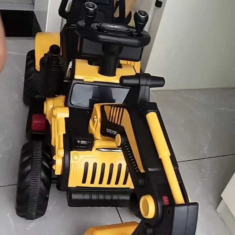 Kereta Mainan Excavator Elektrik Kanak-kanak Boleh Naik Saiz Super Besar Untuk Budak Lelaki Kenderaan Kejuruteraan