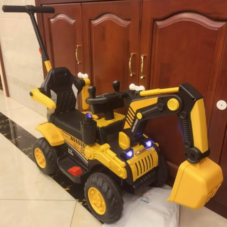 Kereta Mainan Excavator Elektrik Kanak-kanak Boleh Naik Saiz Super Besar Untuk Budak Lelaki Kenderaan Kejuruteraan