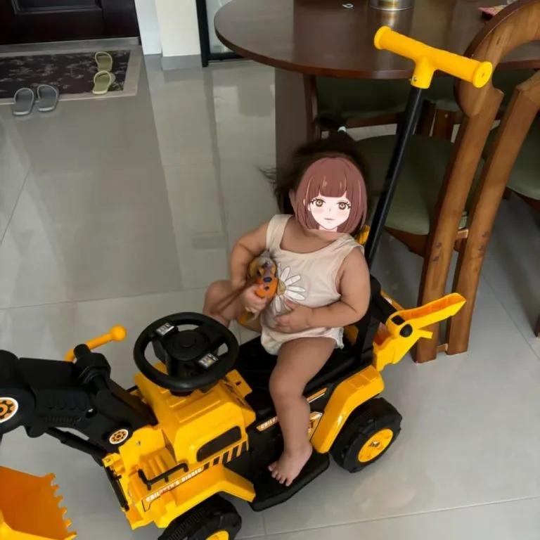 Large Electric Excavator Toy for Kids Rechargeable Construction Digger Truck Engineering Vehicle Jengkaut Elektrik