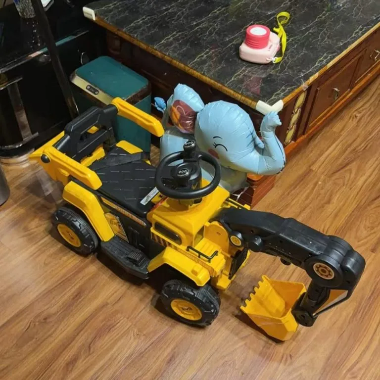 Large Electric Excavator Toy for Kids Rechargeable Construction Digger Truck Engineering Vehicle Jengkaut Elektrik