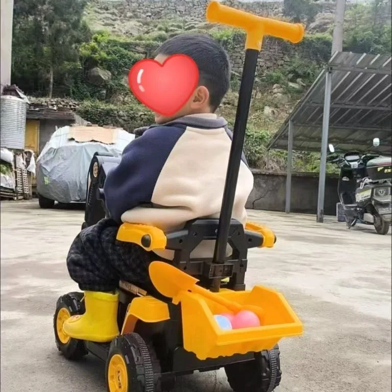 Large Electric Excavator Toy for Kids Rechargeable Construction Digger Truck Engineering Vehicle Jengkaut Elektrik