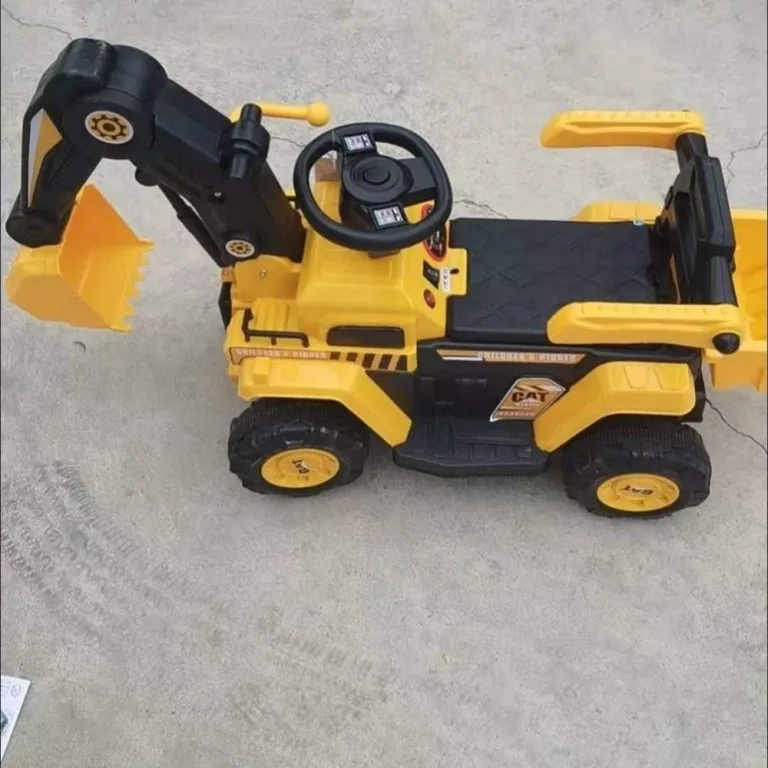 Large Electric Excavator Toy for Kids Rechargeable Construction Digger Truck Engineering Vehicle Jengkaut Elektrik