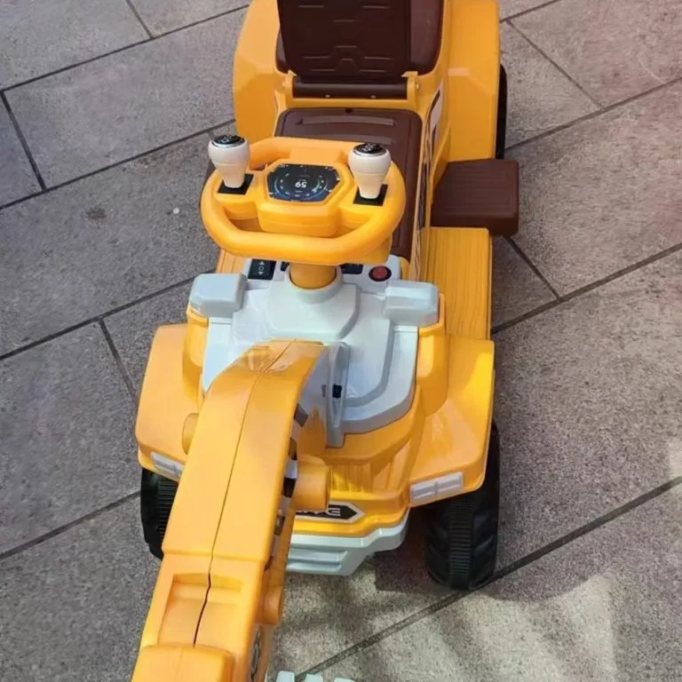 2-Seat Kids Excavator Toy Car Electric Remote Control Digger Construction Vehicle Kereta Mainan Penggali Elektrik