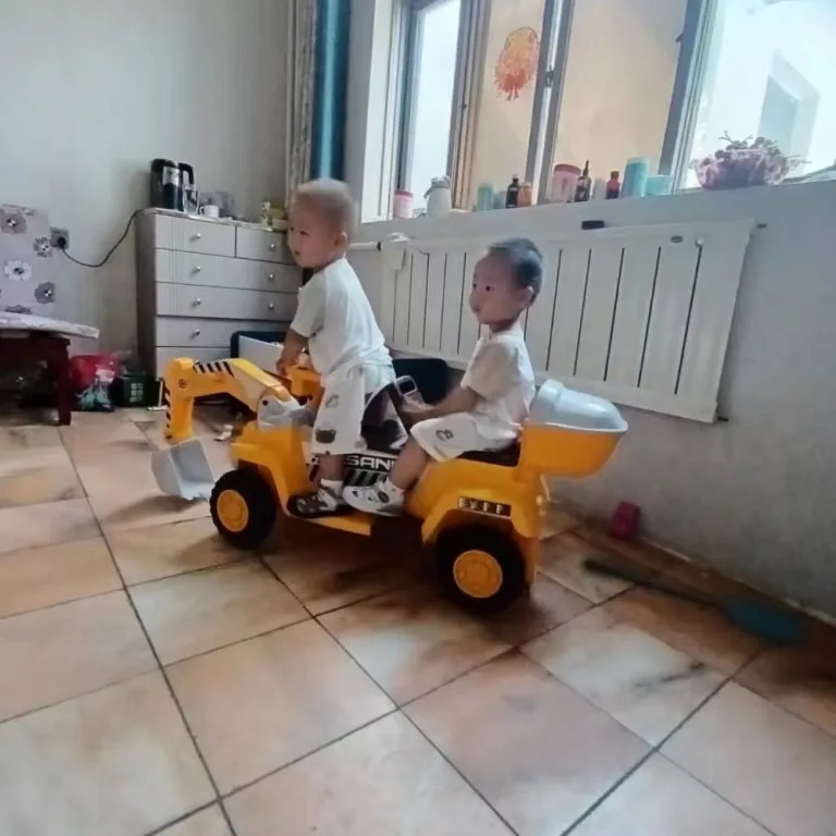2-Seat Kids Excavator Toy Car Electric Remote Control Digger Construction Vehicle Kereta Mainan Penggali Elektrik