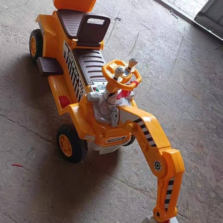 2-Seat Kids Excavator Toy Car Electric Remote Control Digger Construction Vehicle Kereta Mainan Penggali Elektrik