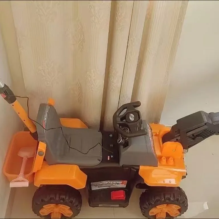 Remote Control Electric Kids Excavator Toy Dual Motor Large Rechargeable Digger Car for Boys Pengorek Elektrik
