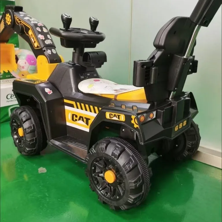 Kids Ride On Excavator Toy Dual Motor 4 Wheel Electric Car For Baby Boys Excavator Elektrik Mainan
