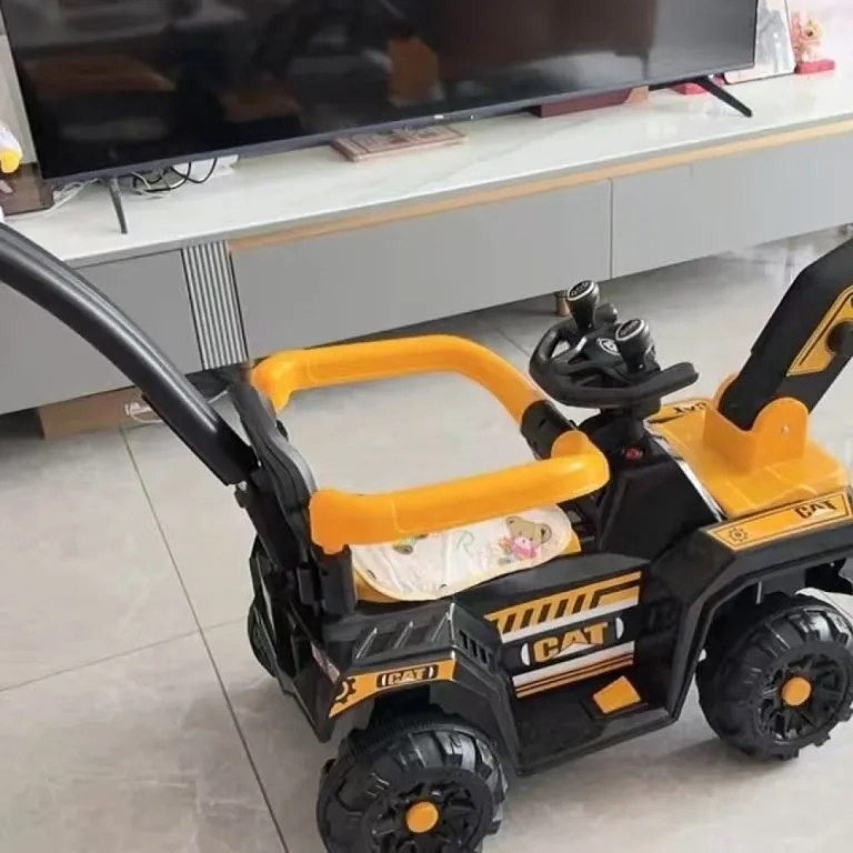 Kids Ride On Excavator Toy Dual Motor 4 Wheel Electric Car For Baby Boys Excavator Elektrik Mainan