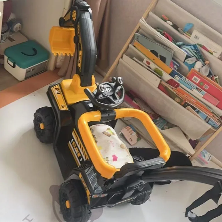 Kids Ride On Excavator Toy Dual Motor 4 Wheel Electric Car For Baby Boys Excavator Elektrik Mainan