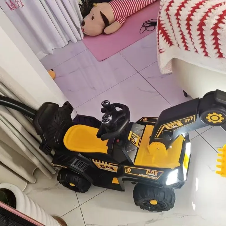 Kids Ride On Excavator Toy Dual Motor 4 Wheel Electric Car For Baby Boys Excavator Elektrik Mainan
