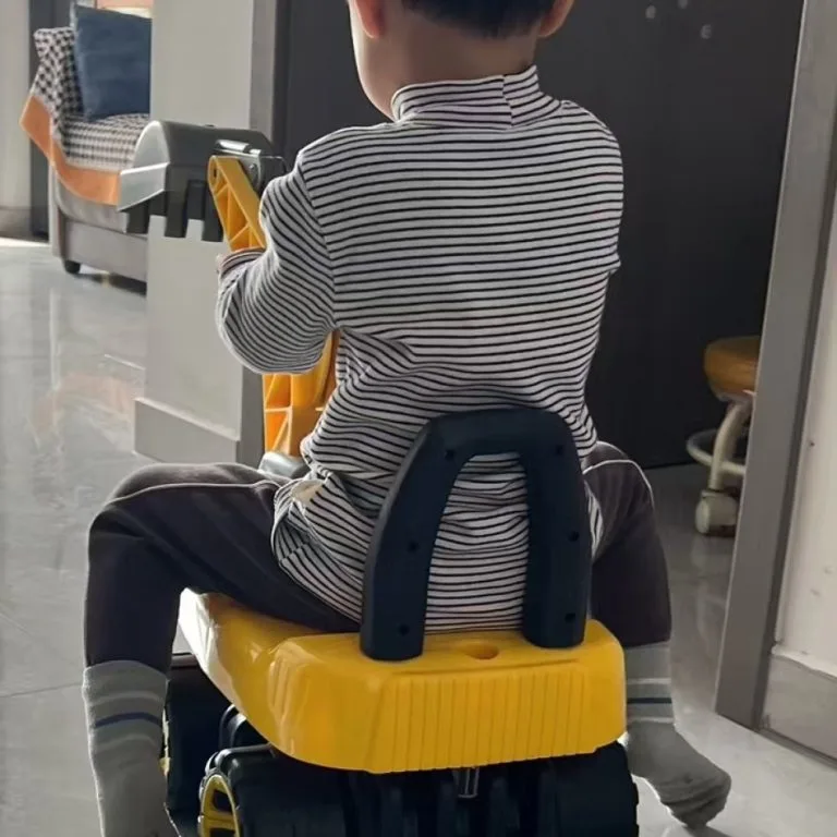 Kids Large Ride On Excavator Toy Sliding Scooter Digger Car For Baby Ride-On Excavator Untuk Kanak-kanak