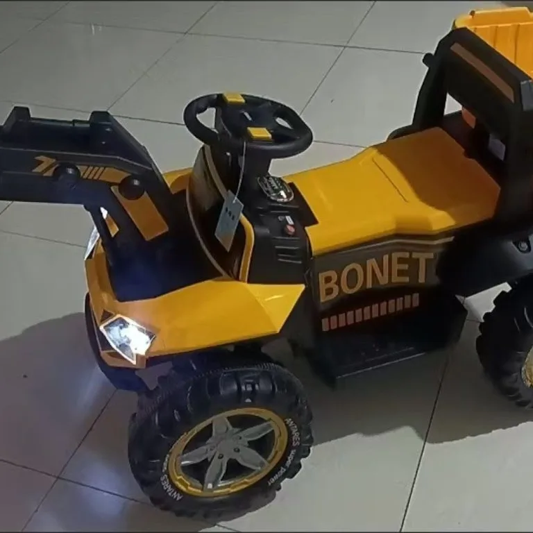 Remote Control Extra Large Kids Ride On Excavator Toy Off Road Beach 12V Dual Motor Vehicle Pengorek Elektrik