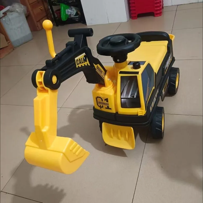 Kids Electric Four Wheel Excavator Ride On Musical Engineering Toy Car Ride-On Excavator Elektrik Untuk Kanak-kanak