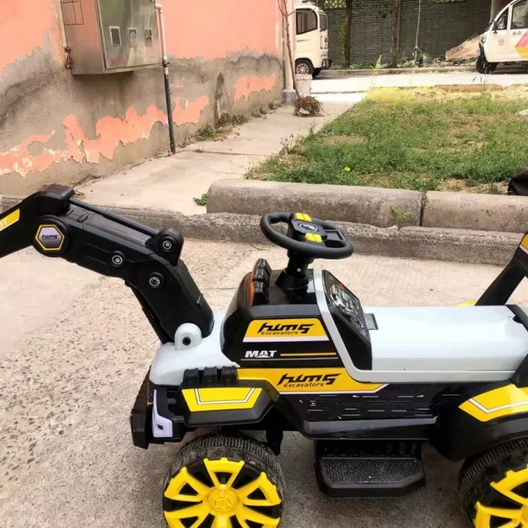Kids Rechargeable Electric Excavator Engineering Toy Car For Boys Pengorek Elektrik