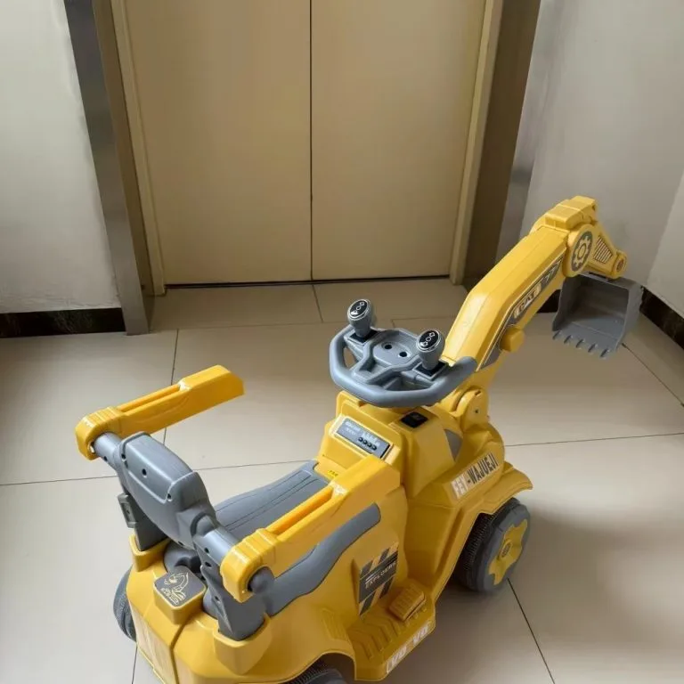Kids Ride On Electric Excavator Toy Digger Car For Boys Pengorek Elektrik Untuk Kanak-kanak