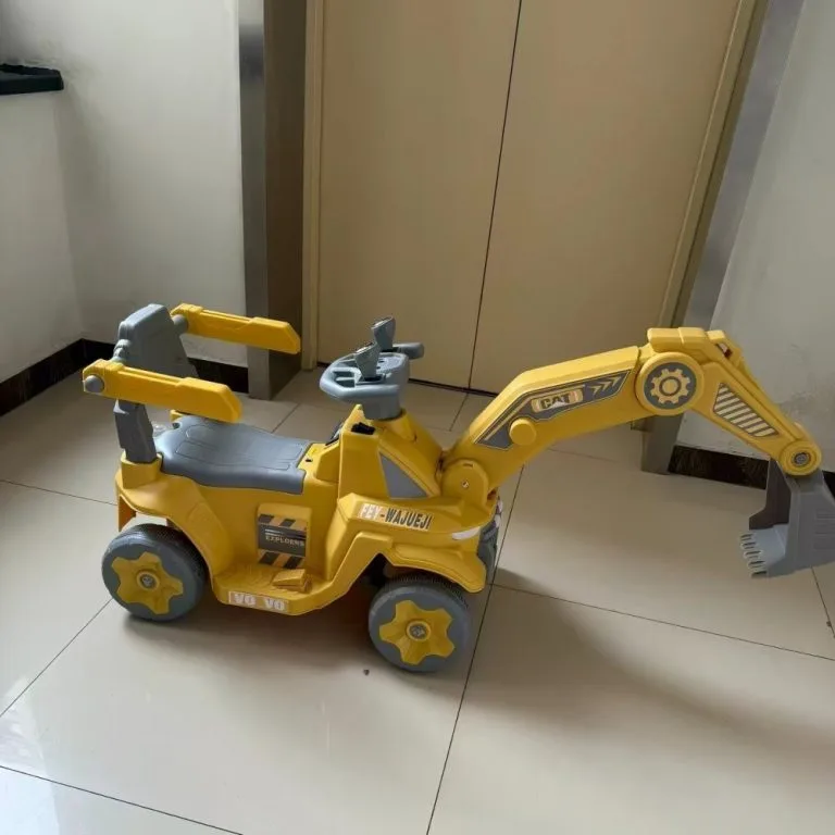 Kids Ride On Electric Excavator Toy Digger Car For Boys Pengorek Elektrik Untuk Kanak-kanak