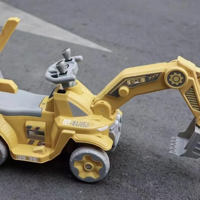 Kids Ride On Electric Excavator Toy Digger Car For Boys Pengorek Elektrik Untuk Kanak-kanak