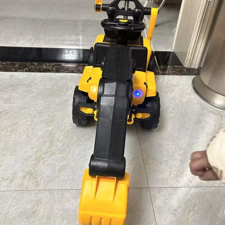 Kids Electric Excavator Large Digger Remote Control Ride On Toy Kereta Luncur Penggali Elektrik 4 Roda