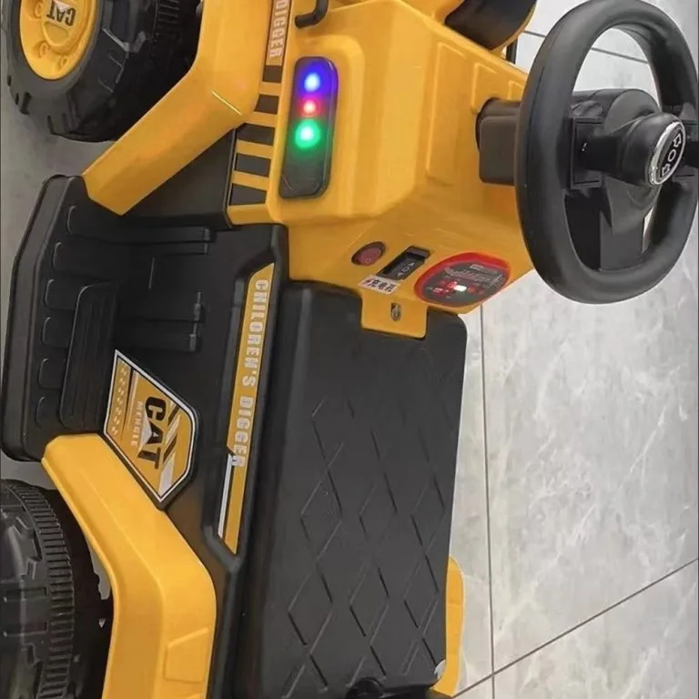 Kids Electric Excavator Large Digger Remote Control Ride On Toy Kereta Luncur Penggali Elektrik 4 Roda