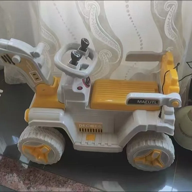 Kids Excavator Toy Car Dual Motor Ride On Electric Digger Ride-On Excavator Elektrik Untuk Kanak-kanak