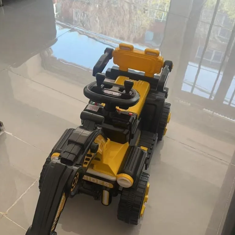 Kids Excavator Toy Car Dual Motor Ride On Electric Digger Ride-On Excavator Elektrik Untuk Kanak-kanak