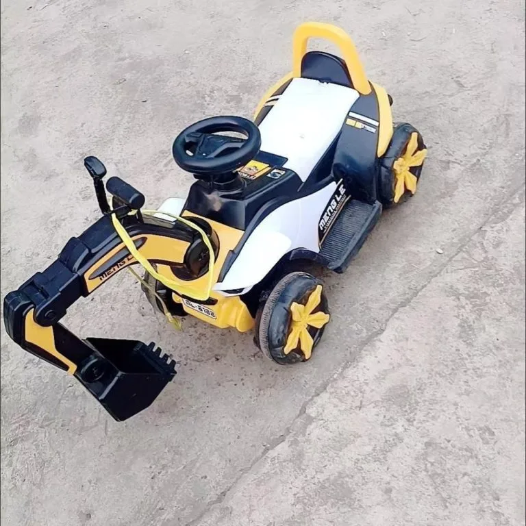 Ride On Kids Excavator Toy Rechargeable Engineering Digger Vehicle For Boys Jengkaut Elektrik